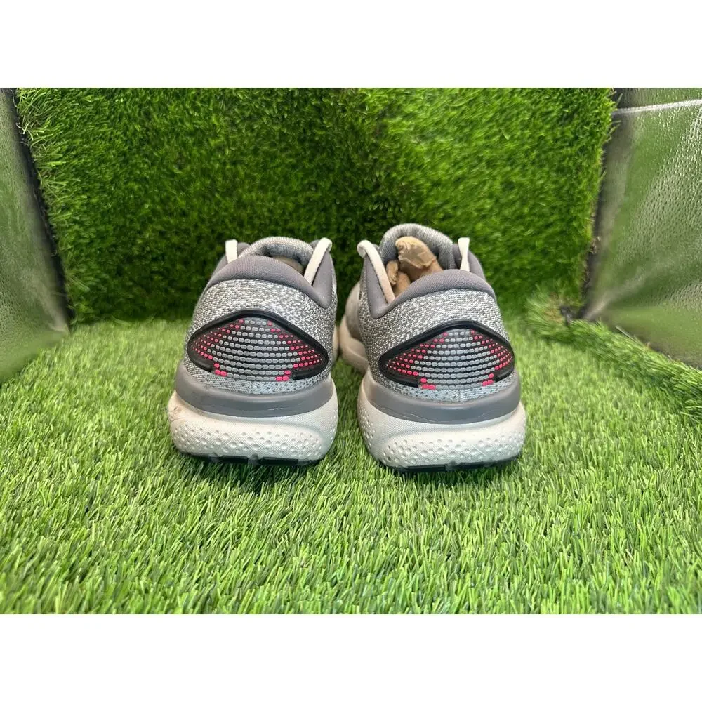 Brooks Ghost 16 1204071B006 Athletic Sneaker Women's 10B Gray Mesh Road Running